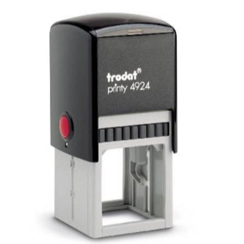 TRODAT PRINTY 4924 TIMBRO DI TESTO PERSONALIZZABILE AUTOINCHIOSTRANTE PIASTRA 40X40 mm