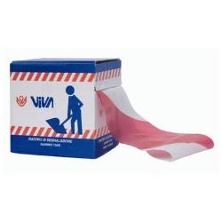 VIVA 1650V NASTRO SEGNALETICO 70MMX200MT NON ADESIVO BIANCO/ROSSO