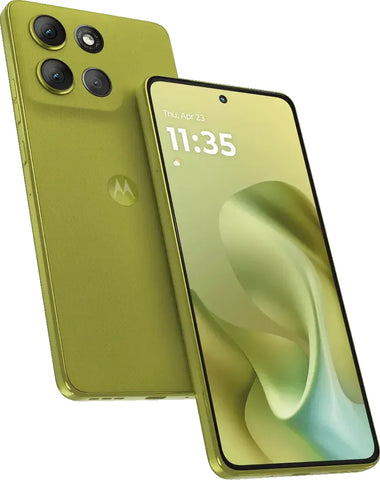 Motorola Moto g86 5G Smartphone (6,67"-Super-HD-Display, 50-MP-Kamera mit Moto-AI, 8/256 GB, 5100 mAh, Android 15) Pantone Golden Cypress (PB7L0088SE)