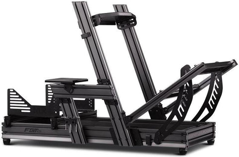 Next Level Racing F-GT Elite Aluminium Simulator Cockpit - Wheel Plate Edition - Professionelles Cockpit fr Rennsimulatoren - aus robustem eloxierten Aluminium - fr Gamer und professionelle Anwende
