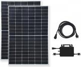 Technaxx Solaranlage Balkonkraftwerk 800W TX-274 - Gesamtleistung: 0.8 kWp - Produkttyp: Netzgekoppelt (5121)