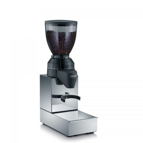 Graef CM 850 Macinacaffè elettrico 128W Nero, Acciaio inossidabile macina caffé