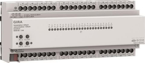 Gira Schalt-, Jalousieaktor 24f/12f 16 A 504000 (504000)