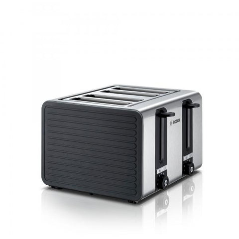 Bosch TAT7S45 tostapane 4 fetta/e Nero, Acciaio inossidabile 1800 W