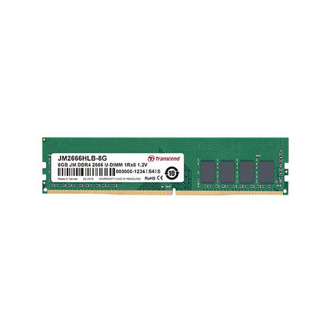 TRANSCEND JM2666HLB-8G MEMORIA RAM 8GB DDR4 2.666MHz U-DIMM