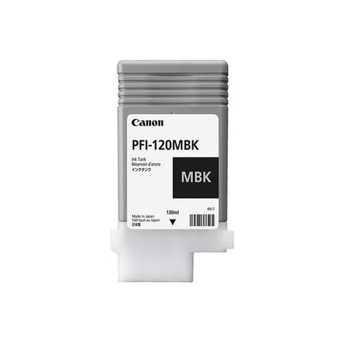 CANON SERBATOIO INCH. PFI-120MBK (130ml) x TM-200 TM-205 TM-300 TM-305 GP-200 GP-300 TM-255 TM-350 TM-355 2884C001
