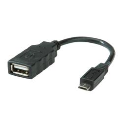 ITB SOLUTION RO11.02.8311 CAVO USB 2.0 TYPE A CONNETTORE FEMMINA-MICRO USB 2.0 OTG MASCHIO GARANZIA ITALIA (RO11.02.8311)
