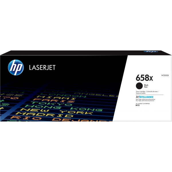 HP 658X TONER ALTA RESA 33.000 PAGINE COLORE NERO