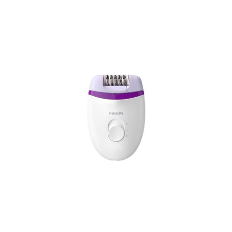 PHILIPS BRE225/00 DEPILADORA ELETTRICO COMPATTO SATINELLE ESSENTIAL BIANCO VIOLA