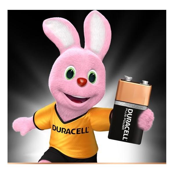 DURACELL PLUS 6LR61/MN1604 BATTERIA TRANSISTOR 9V CONF 10 Pz.
