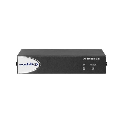 Vaddio 999-8240-001 AV bridge 3840 x 2160 Pixel Collegamento ethernet LAN Nero (Vaddio AV Bridge Mini audio/video over)