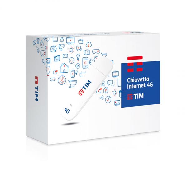 TIM CHIAVETTA 4G LTE MODEM USB 2.0 FINO A 150 Mbps