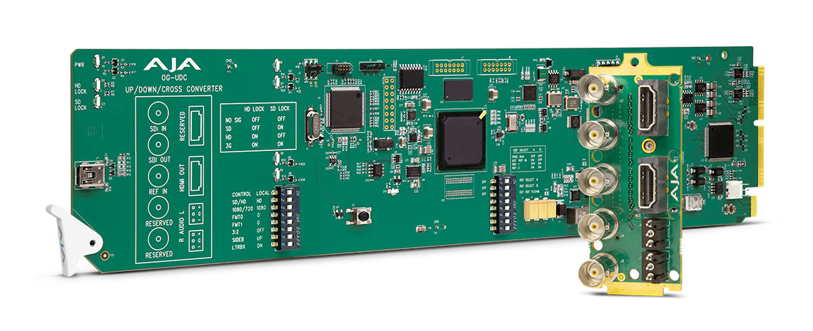 AJA OG-UDC modular signal processing module