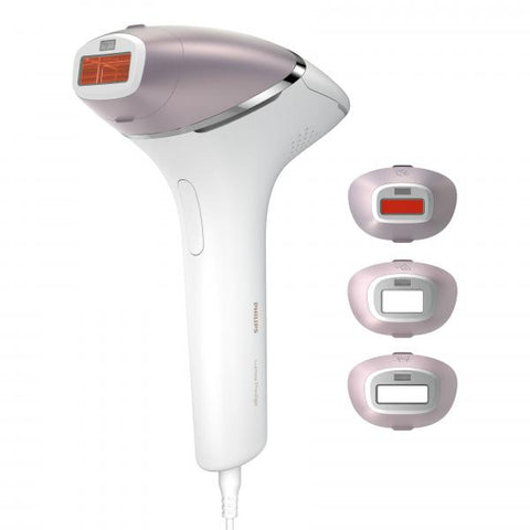 PHILIPS BRI947/00 LUMEA PRESTIGE EPILATORE ELETTRICO LUCE PULSATA CORPO VISO SENSORE FOTOTIPO TECNOLOGIA SENSEIQ CON 4 ACCESSORI ORO BIANCO