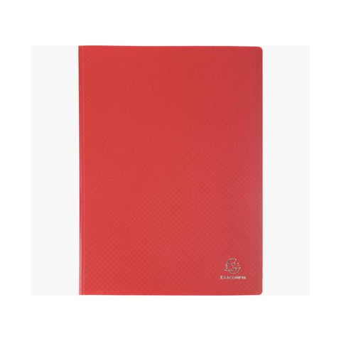 EXACOMPTA ECONOMICO PORTALISTINI IN PP 240X320MM A4 30 BUSTE COL. ROSSO