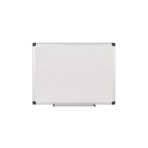 Bi-Office MA3847170 lavagna 1200 x 1200 mm Acciaio Magnetico (Bi-Office Maya Gridded Double Sided Magnetic Laquered Steel Whiteboard Aluminium Frame 1200x1200mm - MA3847170 DD)