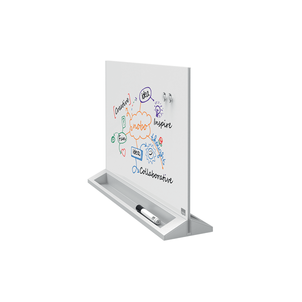 Nobo 1905265 lavagna Vetro Magnetico (Nobo 1905265 Diamond Glass Magnetic Desktop Board)
