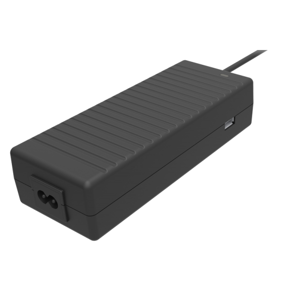 ALIMENTATORE ITEK PER NOTEBOOK 120WATT UNIVERSALE 12 CONNETTORI E PORTA USB