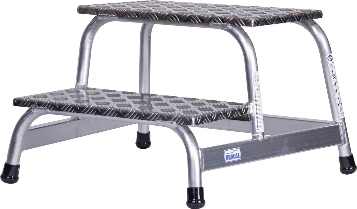 Aluminium Montagetritt Arbeitshhe max. 2.40 m Montagetritt ALU 2 (805027)
