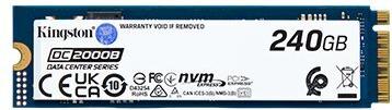 Kingston Data Center DC2000B - SSD - Enterprise - 240 GB - PCIe 4.0 x4 (NVMe) (SEDC2000BYM8/240G)