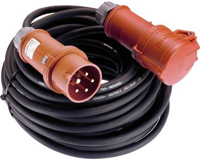 AS Schwabe 61017 Strom Verlngerungskabel 16 A Schwarz 50 m (61017)