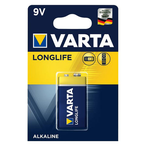 BATTERIA VARTA 6LF22 9V ALCALINA CONFEZIONE IN BLISTER 1PEZZO