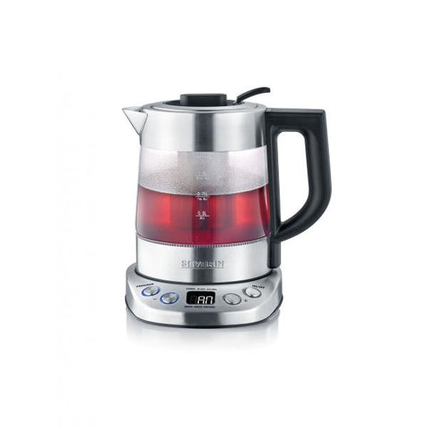 Severin WK 3473 bollitore elettrico 1 L 2200 W Acciaio inossidabile, Trasparente