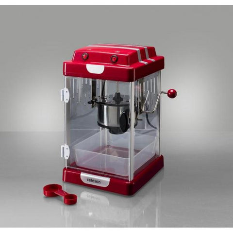 Celexon CP1000 macchina per popcorn Trasparente, Rosso, Bianco 350 W