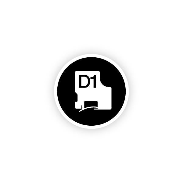 DYMO LABELMANAGER 210D+ QWERTY KITCASE ETICHETTATRICE TERMICA SU NASTRO D1 WIRELESS NERO GRIGIO