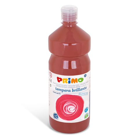 PRIMO TEMPERA PRIMI PASSSI FLACONE DA 1000 ML COLORE SIENA BRUCIATA