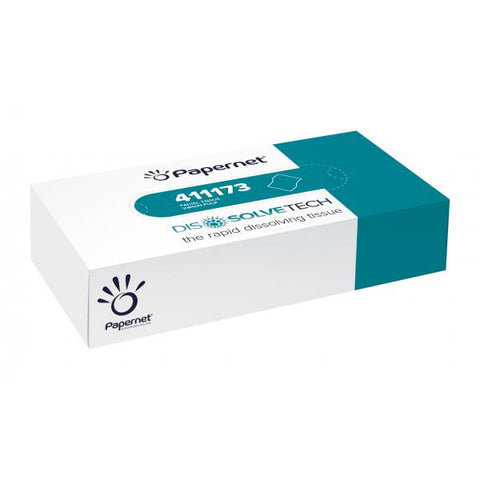 PAPERNET DISSOLVE TECH VELINE FACCIALI IN PURA CELLULOSA 2 VELI 21X20 CM BIANCO CONF 4000 Pz.