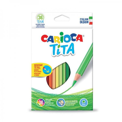 CARIOCA TITA PASTELLI 3 mm COLORI ASSORTITI CONF 36 Pz.