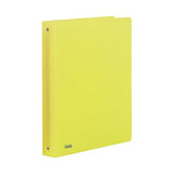 FAVORIT NEON PP RACCOGLITORE 4 ANELLI DA 30 MM IN PP 220X300 MM A4 DORSO 3 CM COL. GIALLO