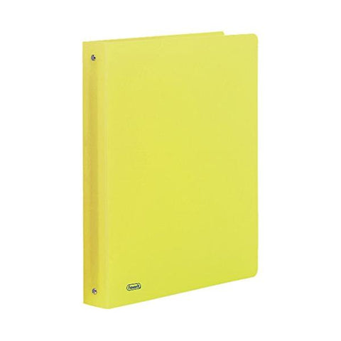 FAVORIT NEON PP RACCOGLITORE 4 ANELLI DA 30 MM IN PP 220X300 MM A4 DORSO 3 CM COL. GIALLO