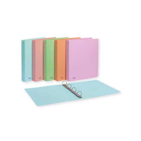 FAVORIT PASTEL RACCOGLITORI 4 ANELLI DA 30 MM IN PP CM 30X22 COLORI ASSORTITI