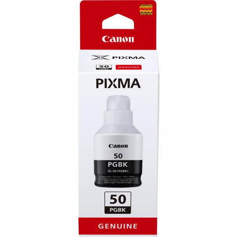 CANON GI-50 PGBK NERO Botella de 170 ml Capacidad 6.000PP x PIXMA G6050 G5050 GM2050 G7050 GM4050