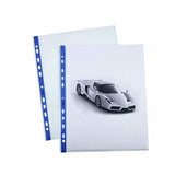 FAVORIT ART AZZURRO BUSTE CON FORATURA UNIVERSALE IN PP CM 22X30 A4 TRASPARENTE COLORATO AZZURRO CONF 25 PZ.