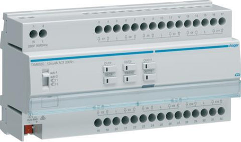 Hager TXM632C. Temperaturbereich in Betrieb: -5 - 45 C. Produktfarbe: Grau, Internationale Schutzart (IP-Code): IP20. Hhe: 90 mm. Anzahl enthaltener Produkte: 1 Stck(e) (TXM632C)