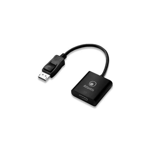ATLANTIS A04-DP_HDMI CAVO ADATTATORE DA DISPLAY PORT A HDMI 20 CM NERO
