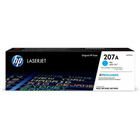 HP Cartuccia toner ciano originale LaserJet 207A (Toner HP 207A / W2211A Cyan)