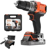 Black & Decker Akku-Schlagbohrschr. 18V 2Ah Kof BCD383D1XK (BCD383D1XK-QW)