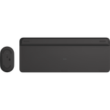 LOGITECH MK470 SLIM KIT TASTIERA E MOUSE OTTICO WIRELESS 2.4 GHZ 1.000 DPI LAYOUT FRANCESE GRAFITE