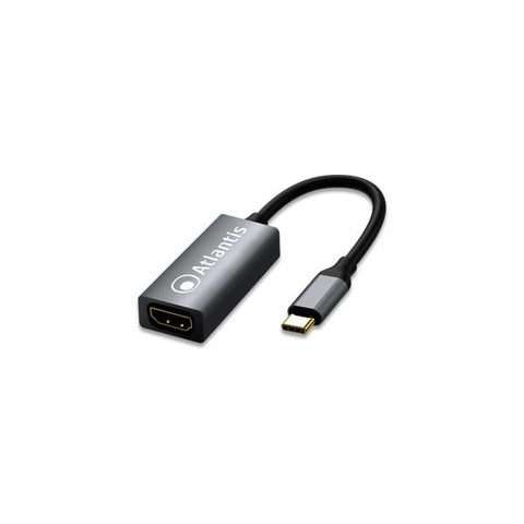 ATLANTIS A04-TC_HDMI ADATTATORE DA USB TYPE-C A HDMI GRIGIO