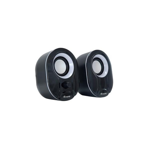 EQUIP 245332 MINI SPEAKER 2x3W CABLATO NERO BIANCO