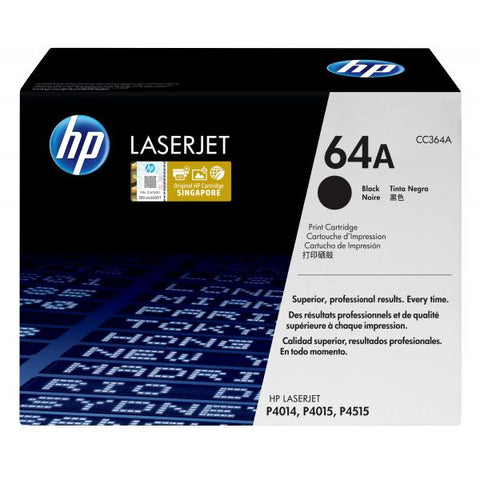 HP 64A TONER NERO PER SERIE P4014-P4015 GARANZIA ITALIA (CC364A)