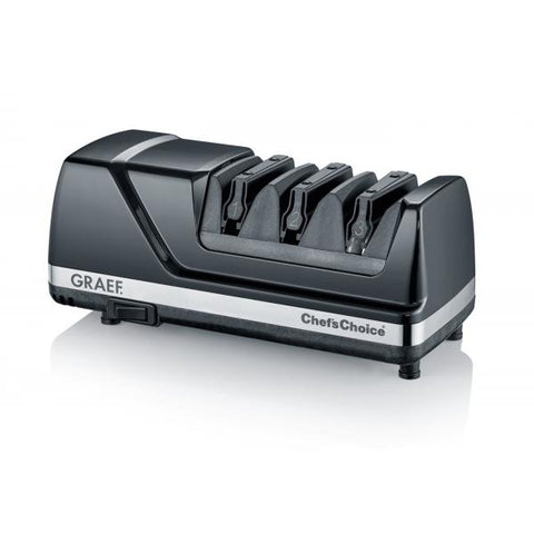 Graef CX 125 Affilacoltelli elettrico Nero, Grigio