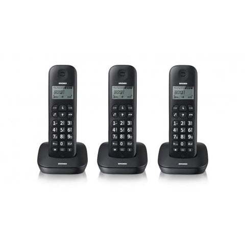 Telefono Cordless Brondi Gala Trio Nero