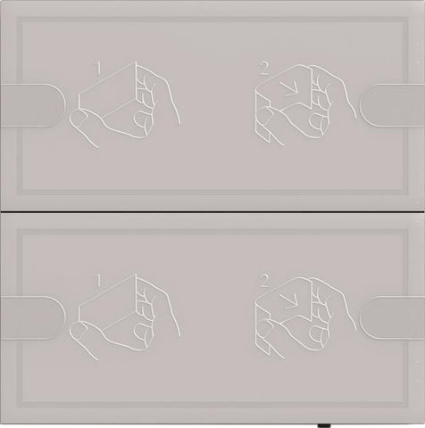 Gira KNX Tastsensor 4 Komf. 2f TS4 anthr. 5002028 (5002028)