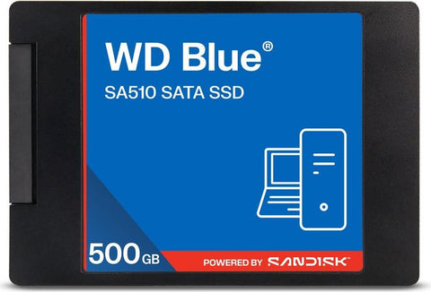 Western Digital WD Blue SA510 SSD 500 GB 2,5" SATA 6Gb/s - Schnell & langlebig
