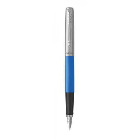 PARKER JOTTER ORIGINALS PENNA STILOGRAFICA PUNTA MEDIA INCHIOSTRO NERO E BLU FUSTO BLU